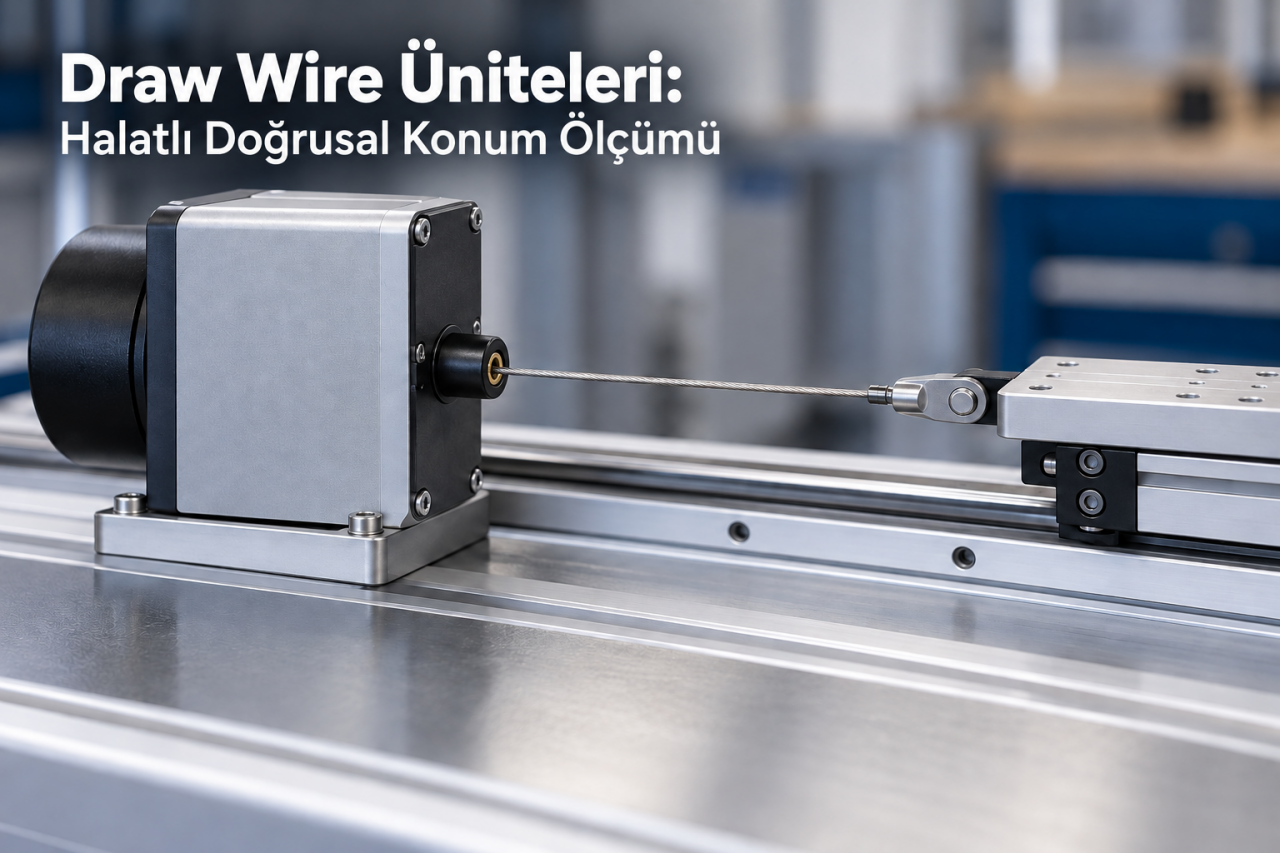 Draw Wire Üniteleri: Halatlı Doğrusal Konum Ölçümü