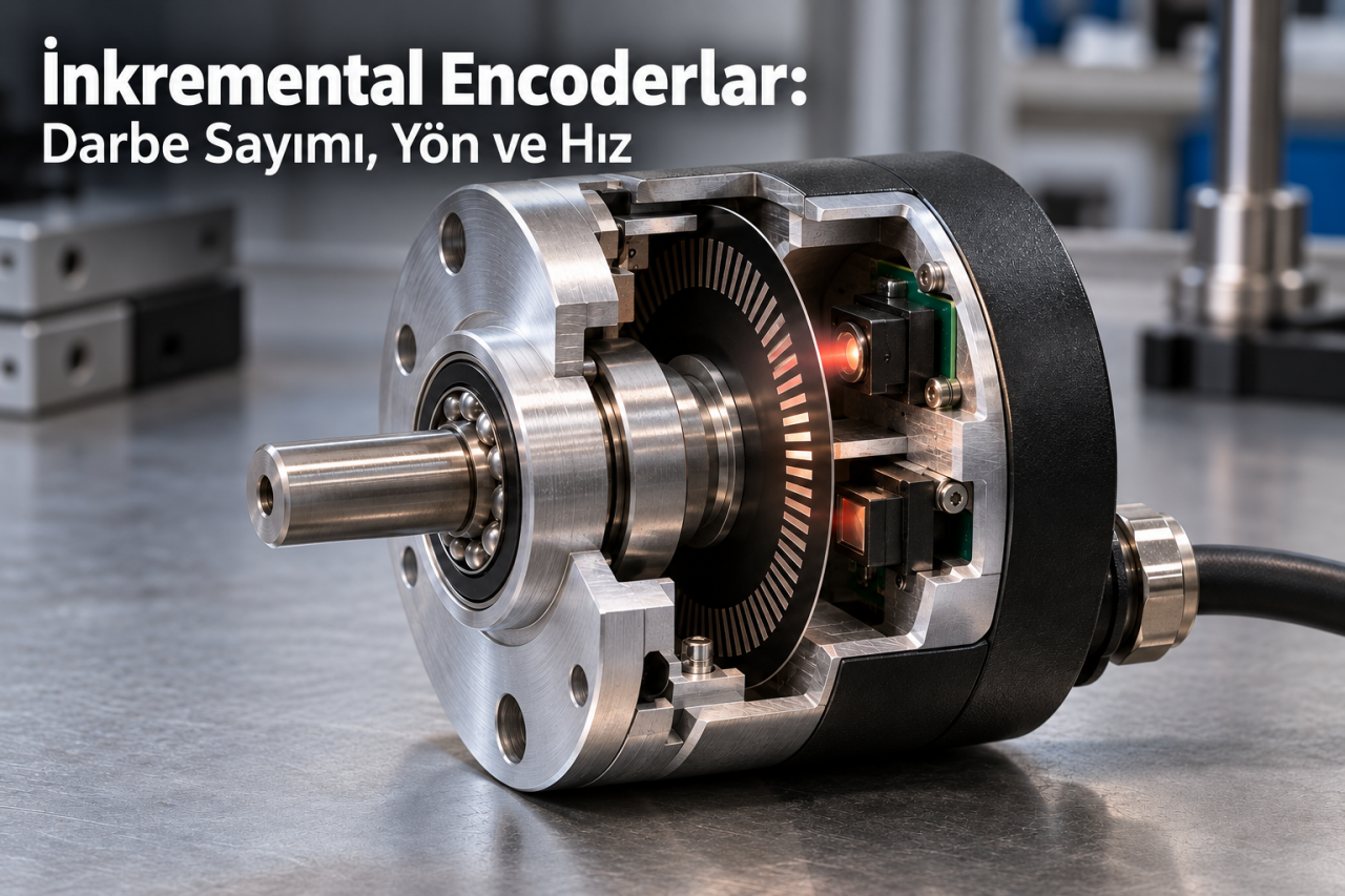 İnkremental Encoderlar: Darbe Sayımı, Yön ve Hız