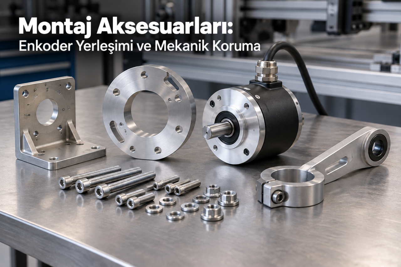Montaj Aksesuarları: Enkoder Yerleşimi ve Mekanik Koruma