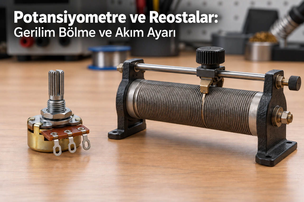 Potansiyometre ve Reostalar: Gerilim Bölme ve Akım Ayarı