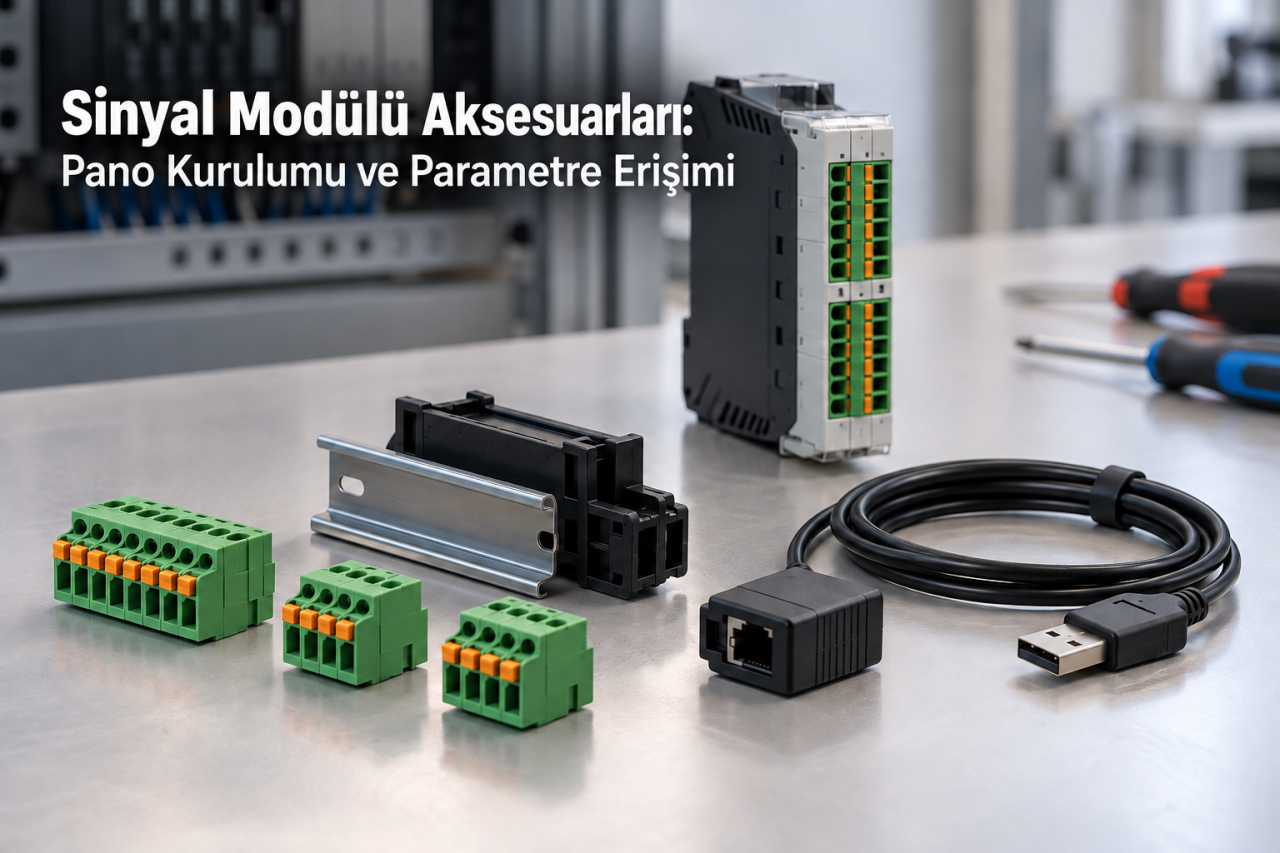 Sinyal Modülü Aksesuarları: Pano Kurulumu ve Parametre Erişimi