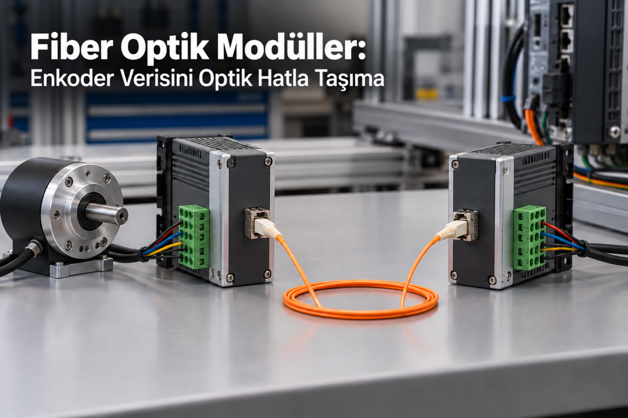Fiber Optik Modüller: Enkoder Verisini Optik Hatla Taşıma