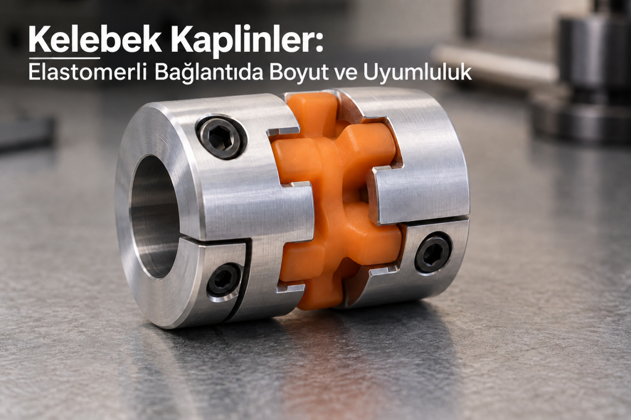 Kelebek Kaplinler: Elastomerli Bağlantıda Boyut ve Uyumluluk