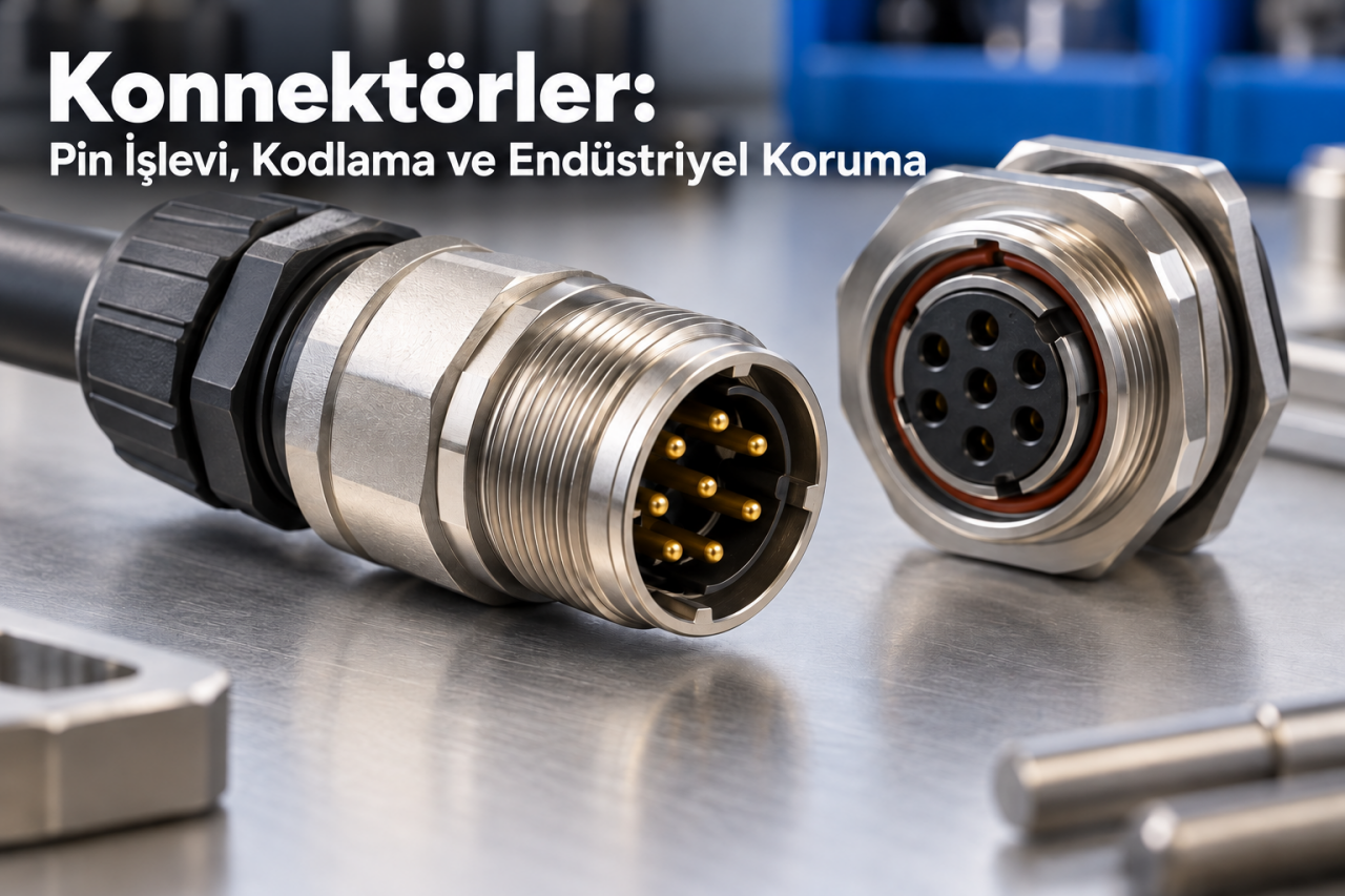 Konnektörler: Pin İşlevi, Kodlama ve Endüstriyel Koruma