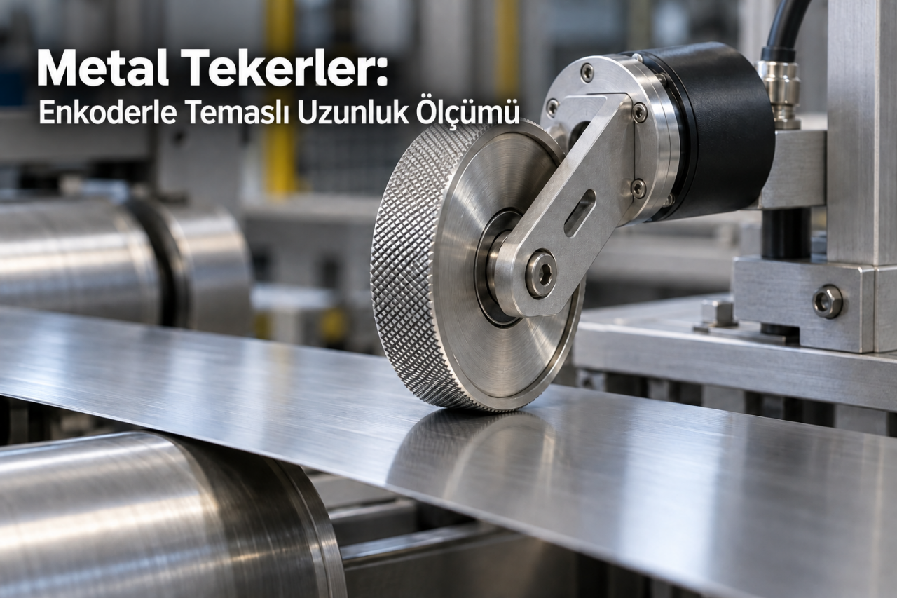 Metal Tekerler: Enkoderle Temaslı Uzunluk Ölçümü