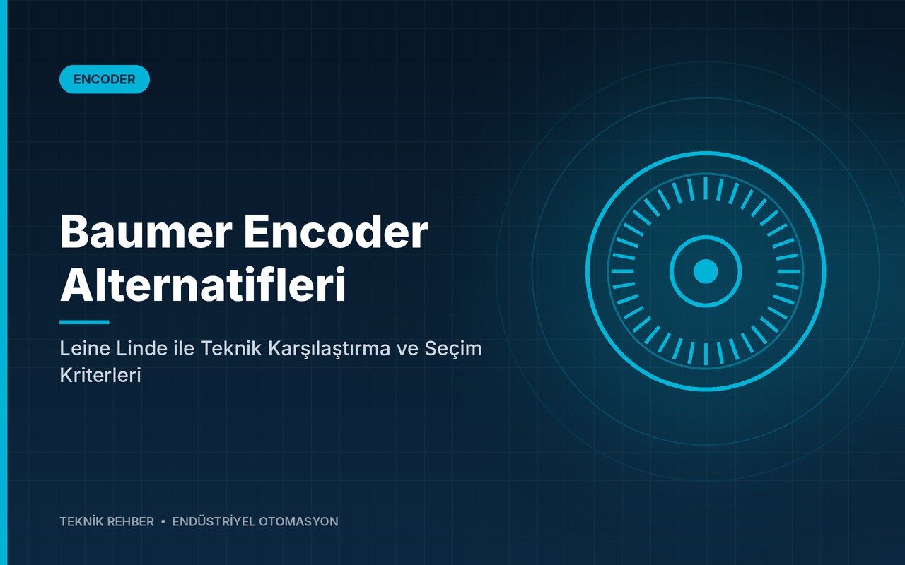 Baumer Encoder Alternatifleri: Leine Linde ile Teknik Karşılaştırma ve Seçim Kriterleri
