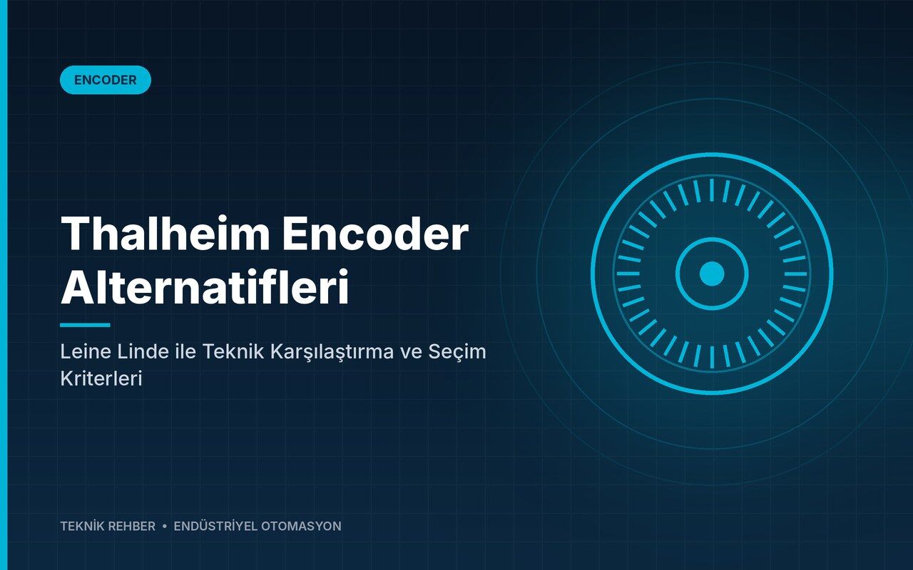 Thalheim Encoder Alternatifleri: Leine Linde ile Teknik Karşılaştırma ve Seçim Kriterleri