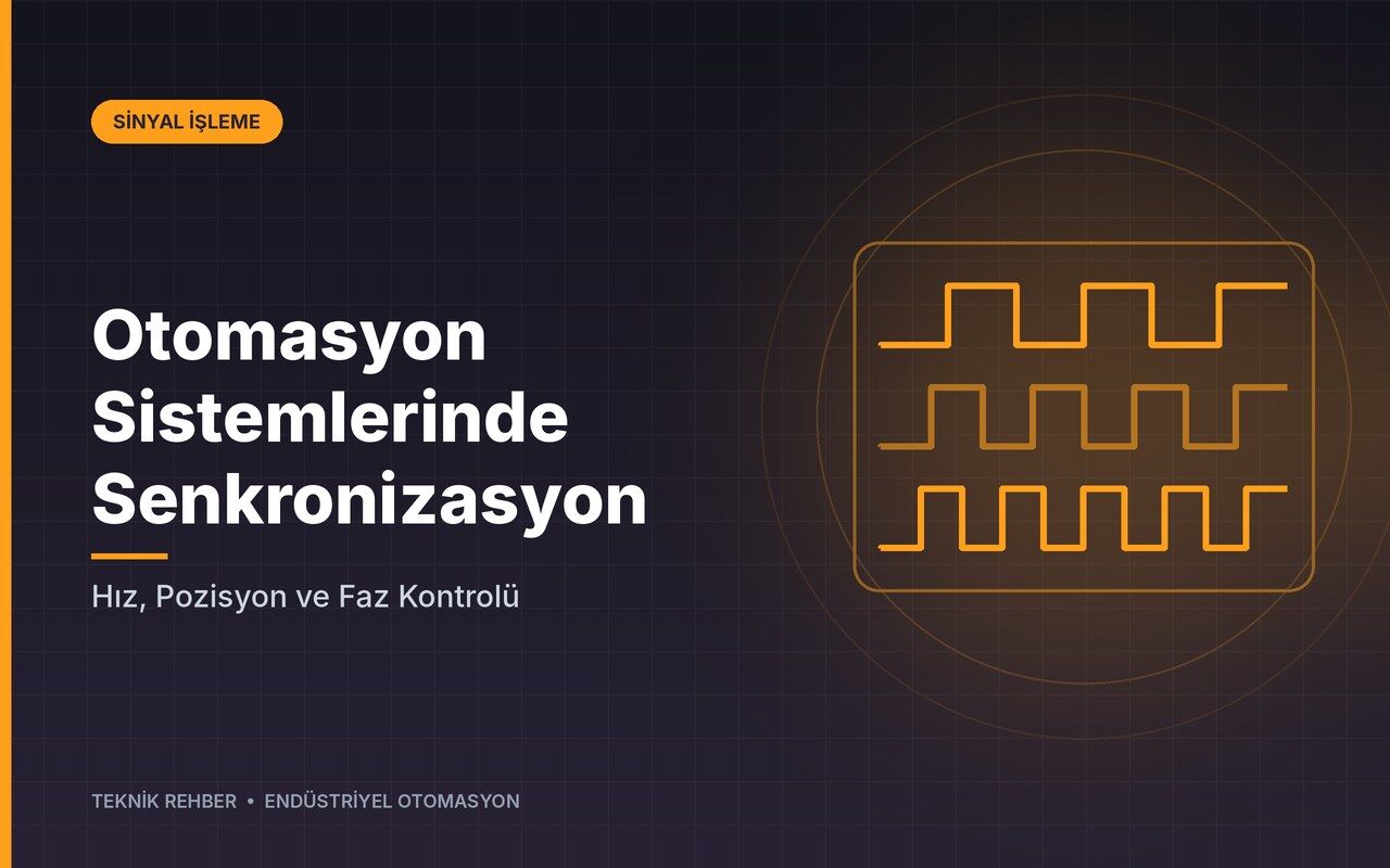 Otomasyon Sistemlerinde Senkronizasyon: Hız, Pozisyon ve Faz Kontrolü