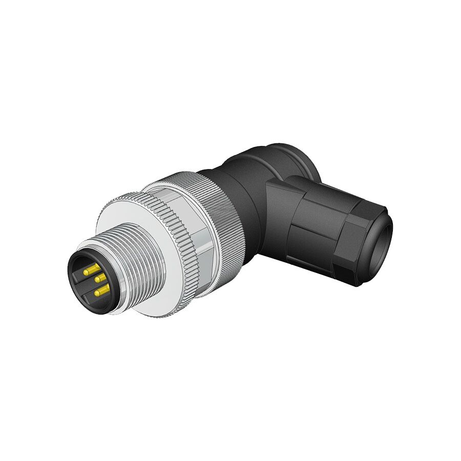 Velledq M12-BM05S M12 B Code 5 Pin Erkek Açılı 90° Konnektör