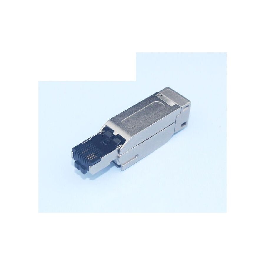 Velledq RJ45A4 Metal Profinet Konnektör - 180° Saha Montaj Tip