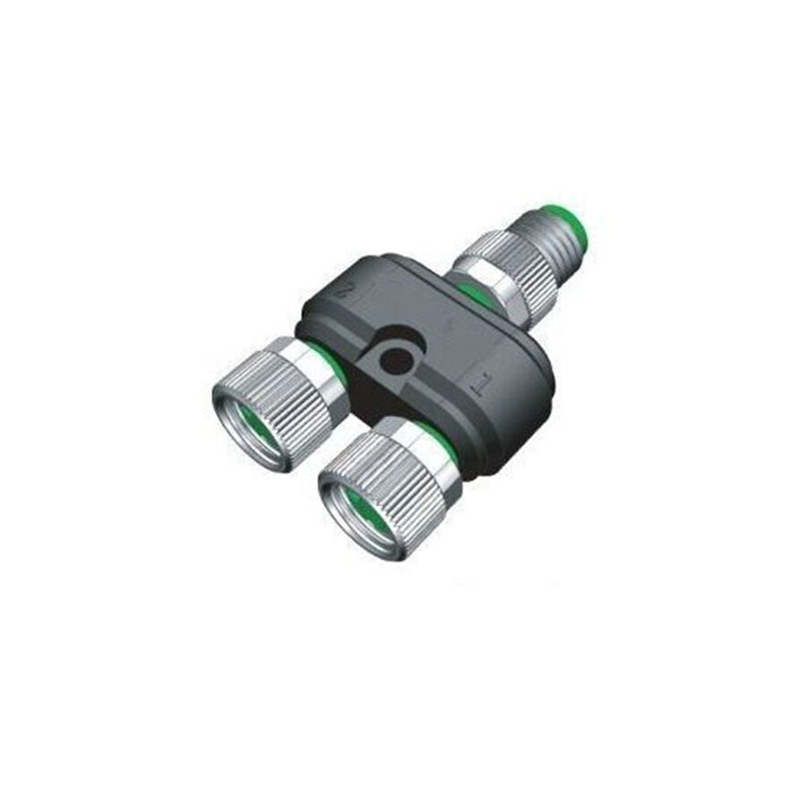 Velledq Y-M8-M03/2F03 M8 Y Tip 3 Pin Erkek - 3 Pin Dişi Konnektör