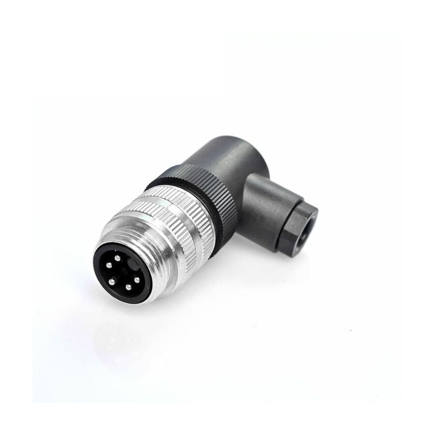 Velledq 7/8-M05S 7/8 5 Pin 90° Açılı Erkek Konnektör