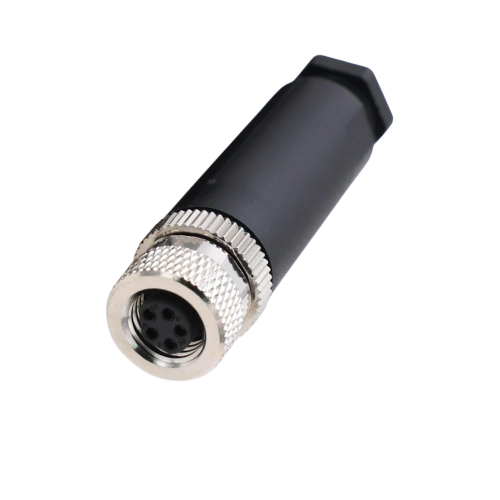Velledq M8-BF05T M8 5 Pin Dişi Seyyar B Code Konnektör