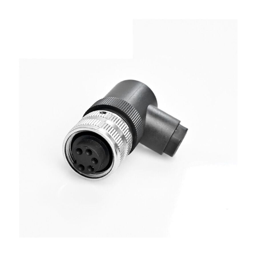 Velledq 7/8-F05S 7/8 5 Pin 90° Açılı Dişi Konnektör