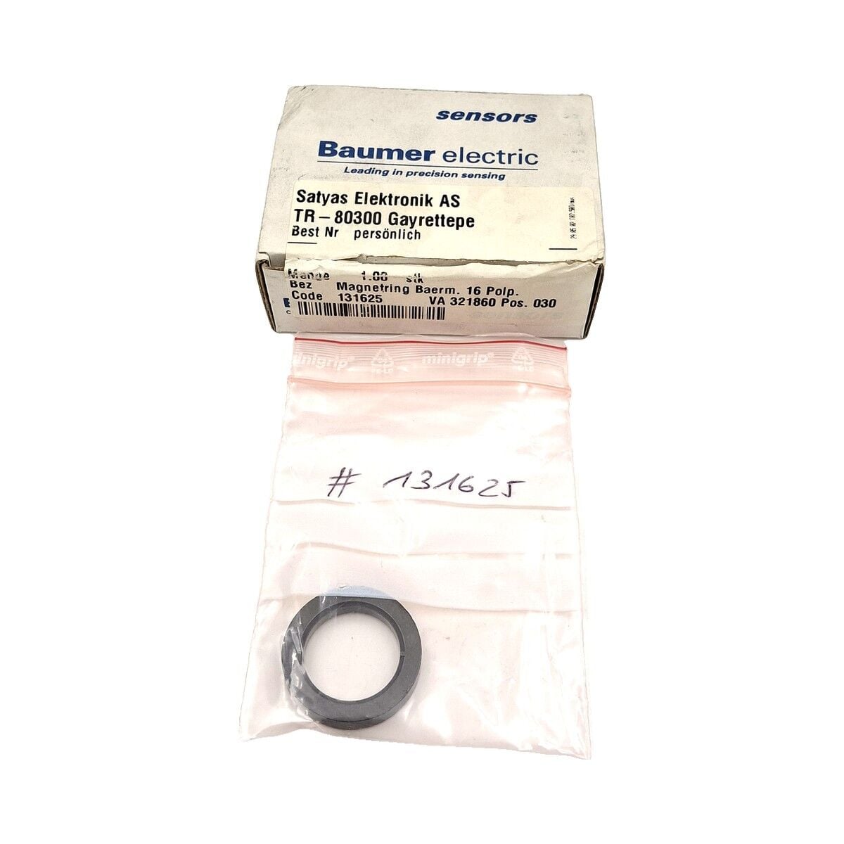 BAUMER 131625 Manyetik Halka 16 Kutuplu (Magnetring)