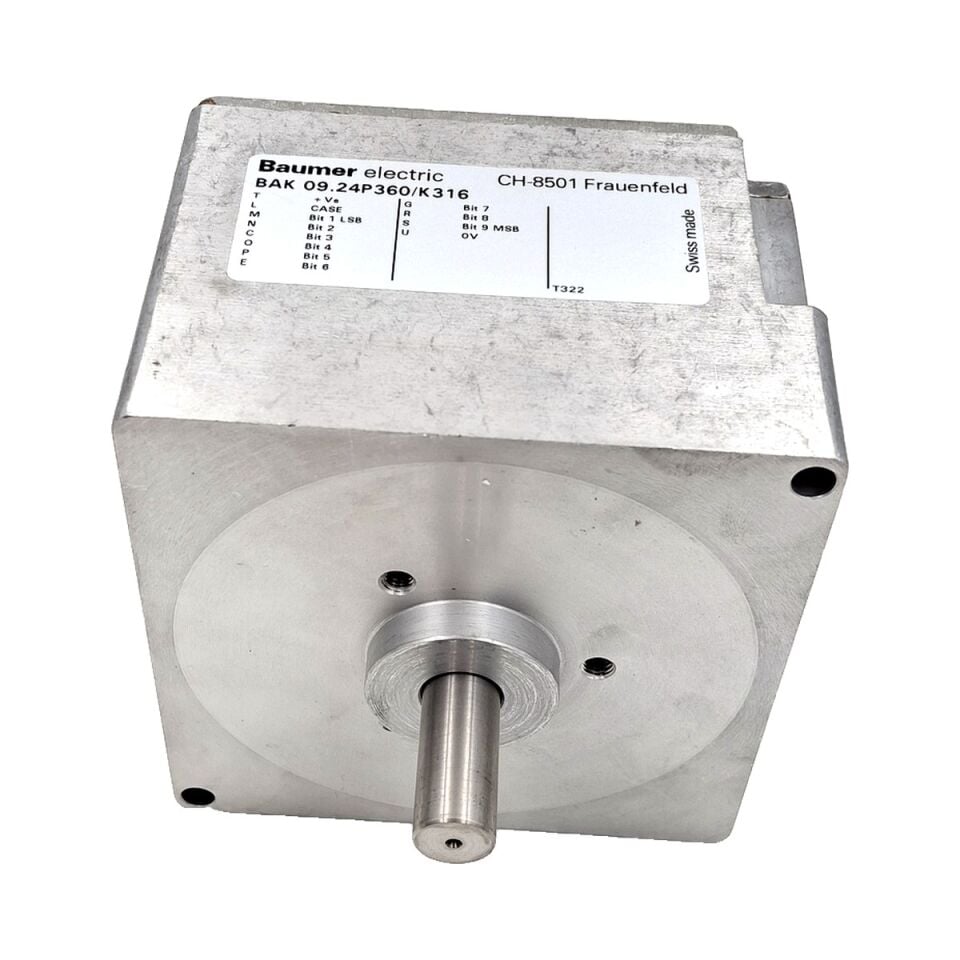 BAUMER BAK 09.24P360 K316 İnkremental Encoder 360 ppr Dolu Mil