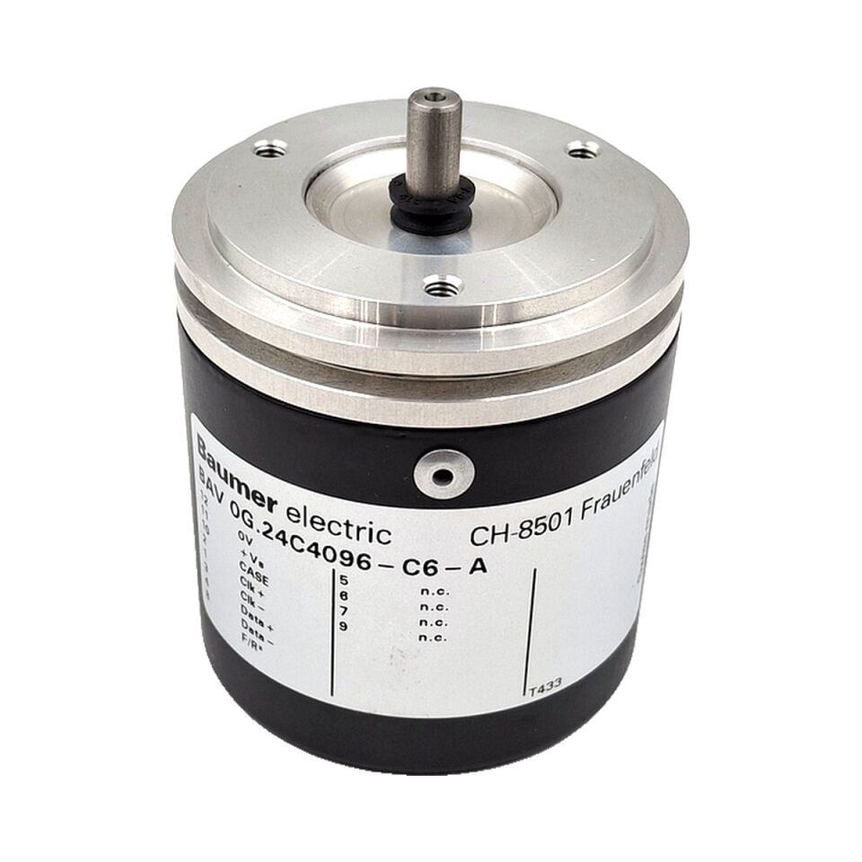BAUMER BAV 0G.24C4096-C6-A Encoder 4096 ppr Dolu Mil