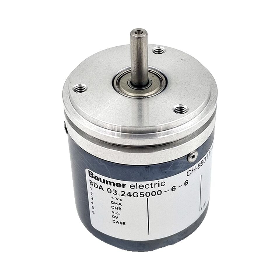 BAUMER BDA 03.24G500-6-6 İnkremental Encoder 500 ppr Dolu Mil