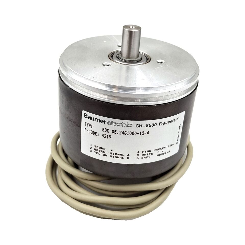 BAUMER BDC 05.2461000-12-4 İnkremental Encoder Dolu Mil