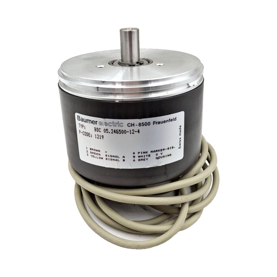 BAUMER BDC 05.246500-12-4 İnkremental Encoder Dolu Mil