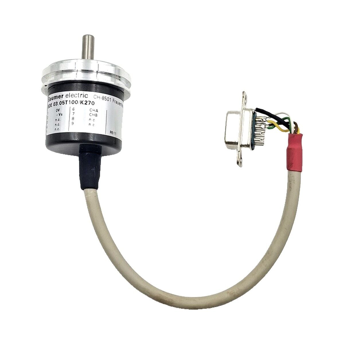 BAUMER BDE 03.05T100 K270 İnkremental Encoder 100 ppr Dolu Mil