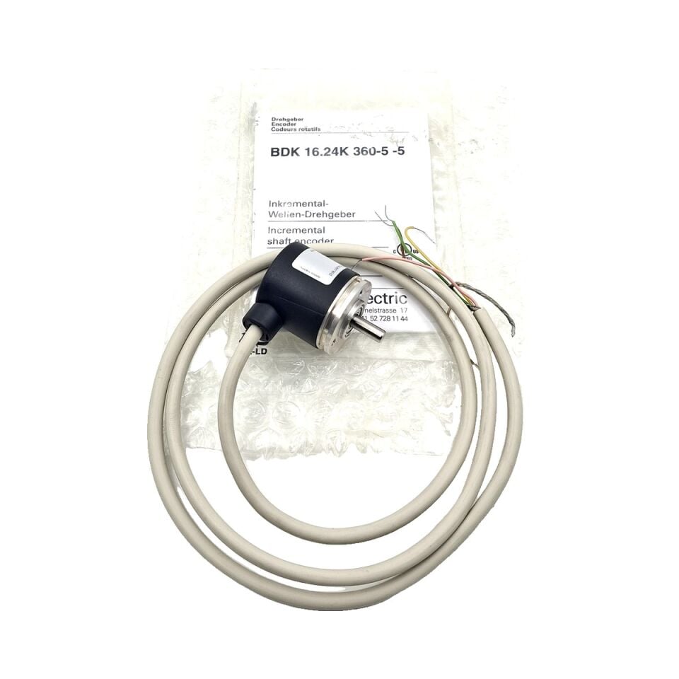 BAUMER BDK 16.24K 360-5-5 İnkremental Encoder 360 ppr Dolu Mil