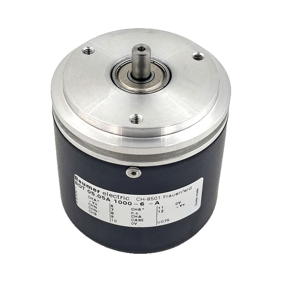 BAUMER BDT 05.05A 1000-6-A İnkremental Encoder 1000 ppr Dolu Mil