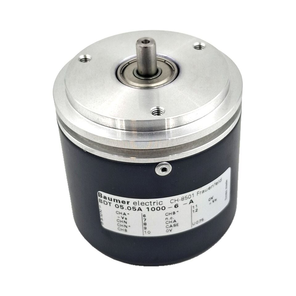 BAUMER BDT 05.05A 1000-6-A İnkremental Encoder 1000 ppr Dolu Mil