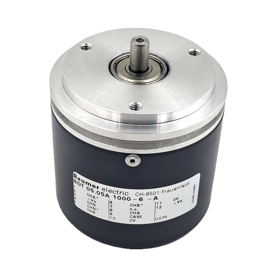 BAUMER BDT 05.05A 1000-6-A İnkremental Encoder 1000 ppr Dolu Mil