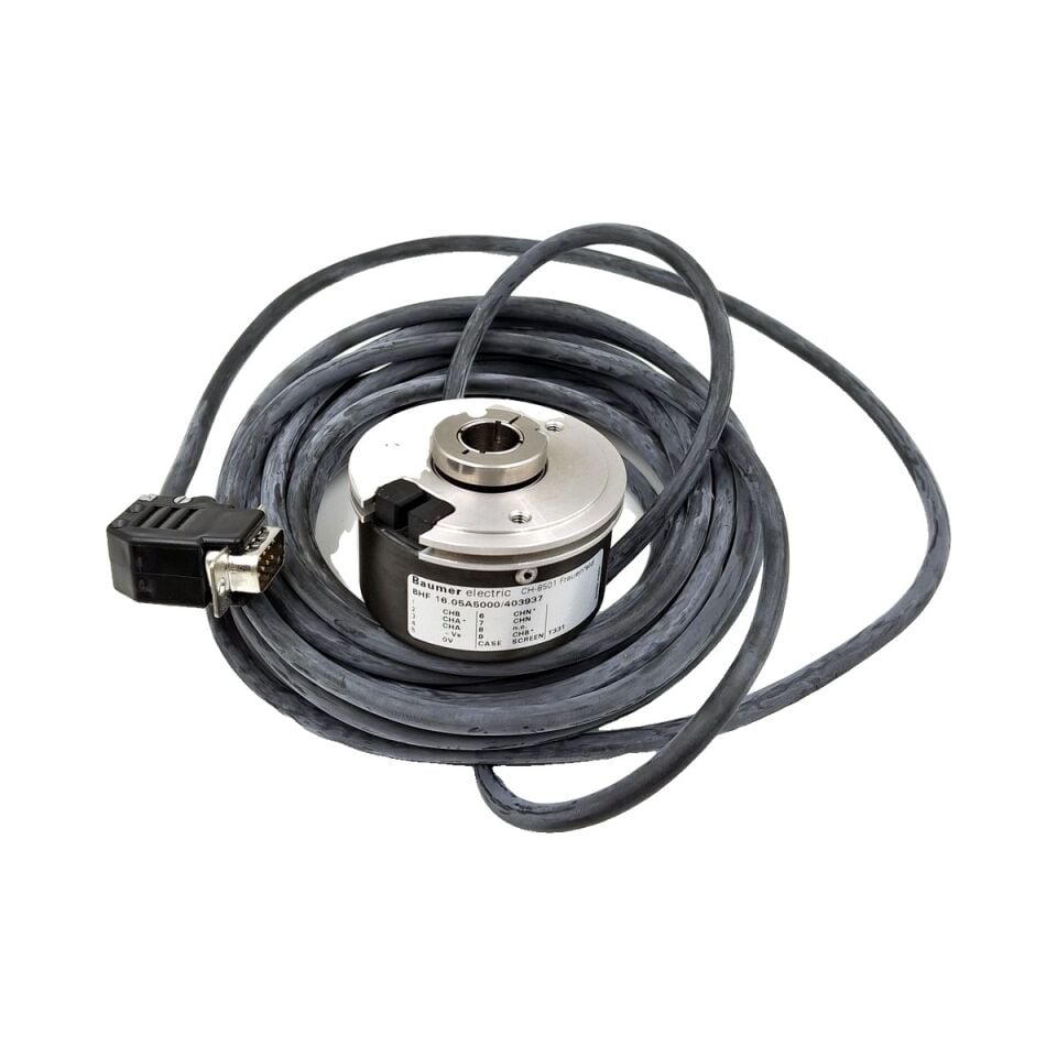 BAUMER BDV 03.05A 500-6-5 İnkremental Encoder 500 ppr Dolu Mil