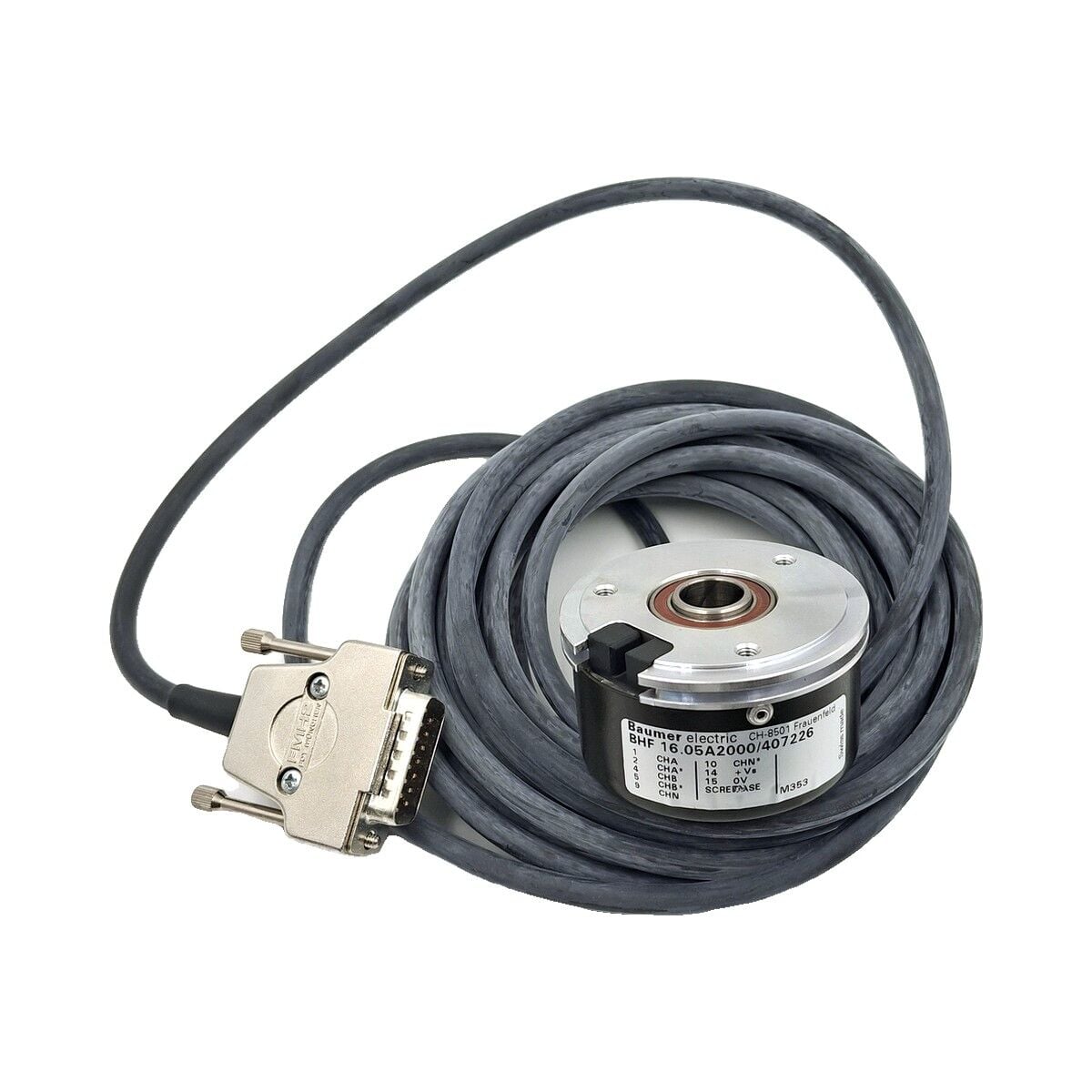 BAUMER BHF 16.05A2000 407226 İnkremental Encoder 2000 ppr Delik Mil