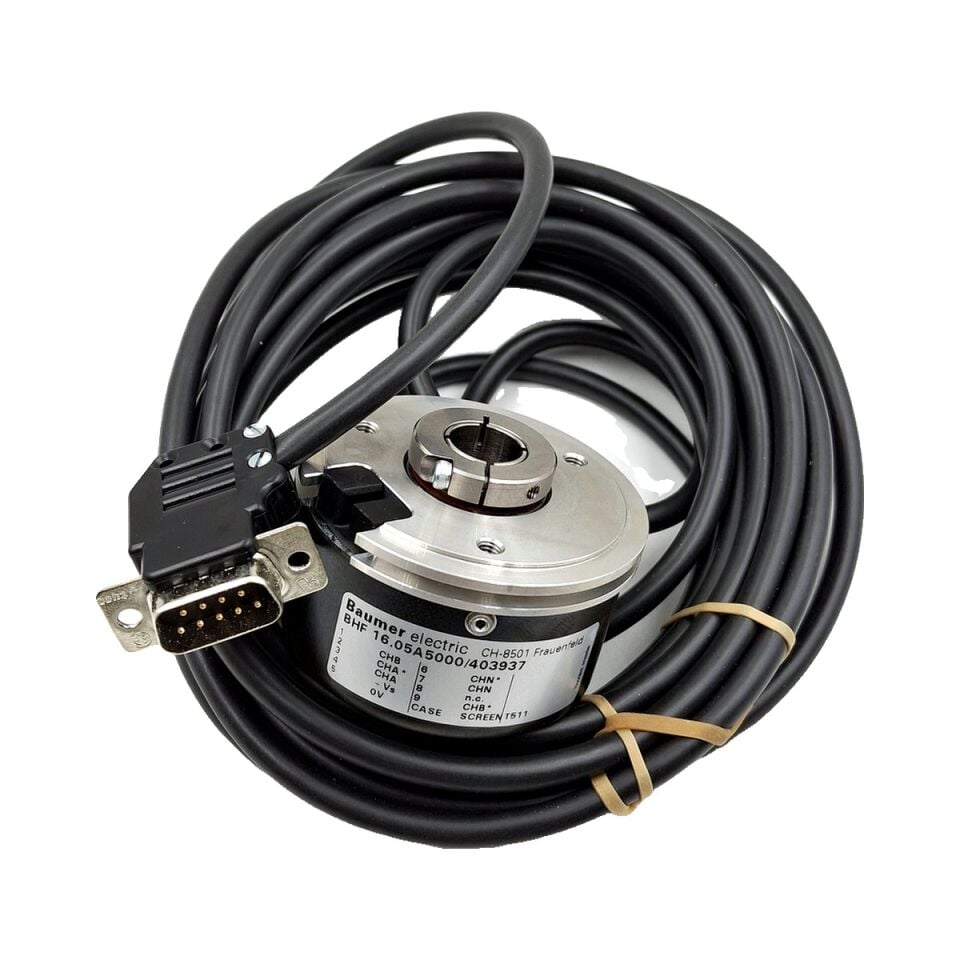 BAUMER BHF 16.05A5000 403937 İnkremental Encoder 5000 ppr Delik Mil