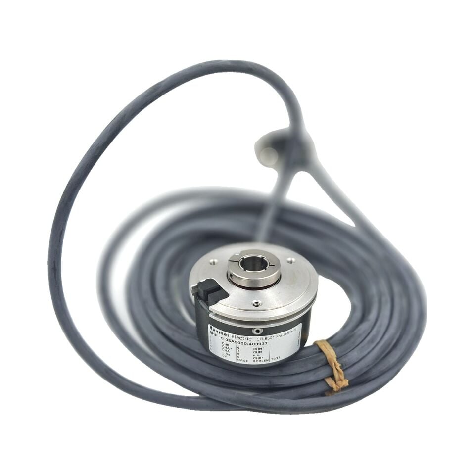 BAUMER BHF 16.05A5000 403937 İnkremental Encoder 5000 ppr Delik Mil