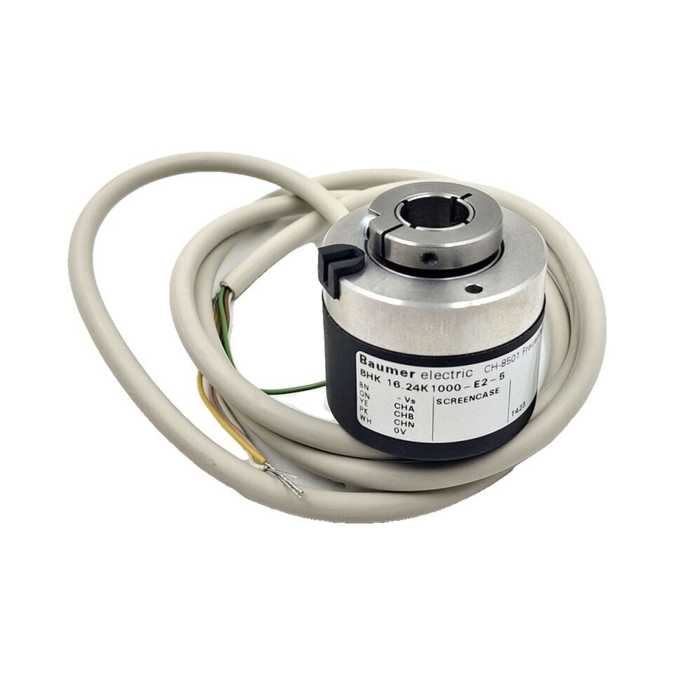 BAUMER BHK 16.24K1000-E2-5 İnkremental Encoder 1000 ppr Delik Mil