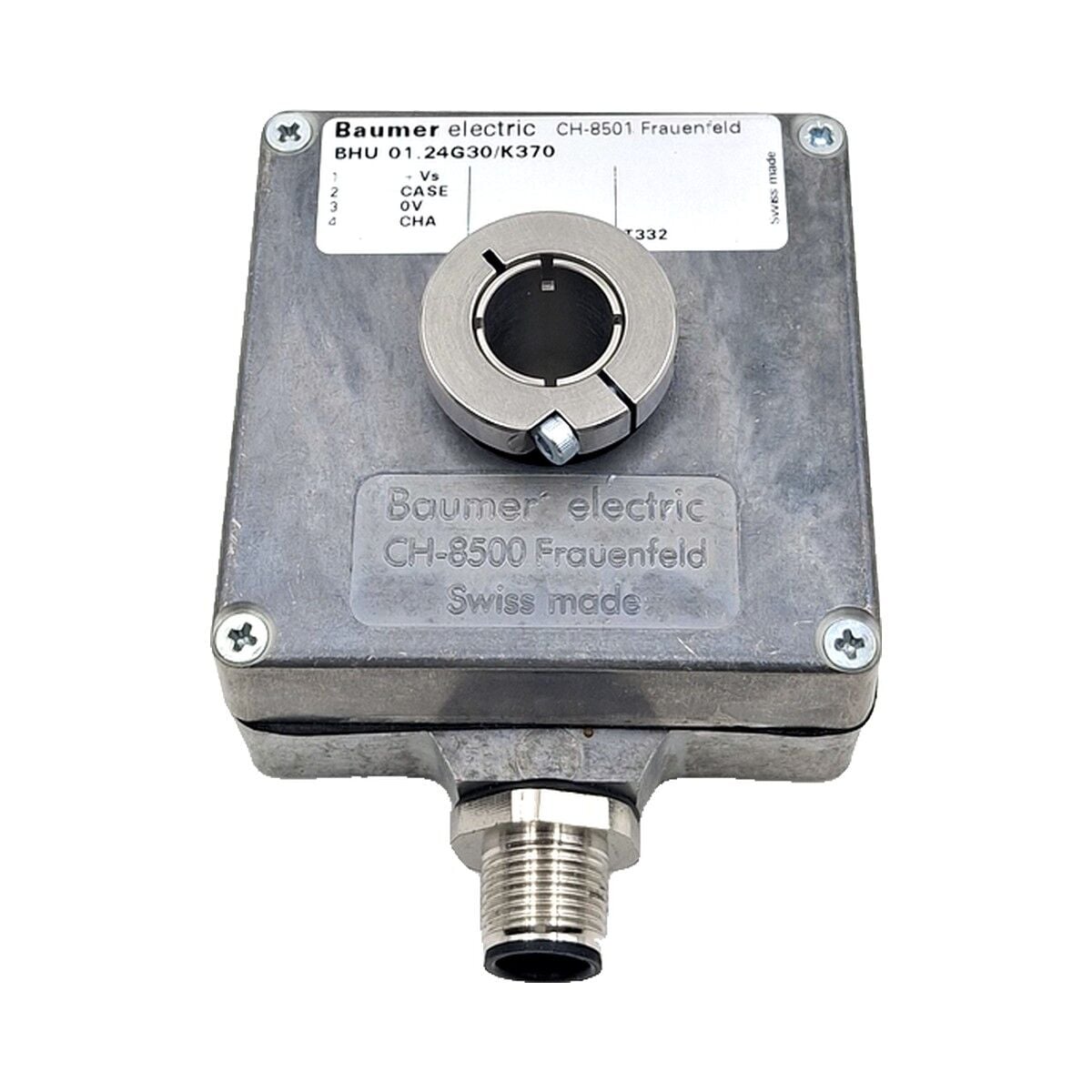 BAUMER BHU 01.24G30 K370 İnkremental Encoder 30 ppr Delik Mil