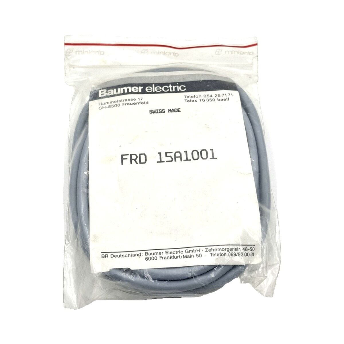 BAUMER FRD 15A1001 Reflektörlü Optik Sensör