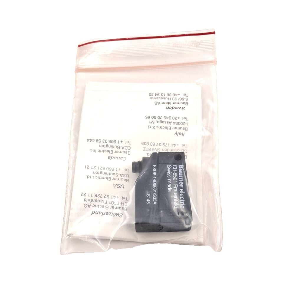 BAUMER FSDK 14D9601 S35A Karşılıklı Tip Optik Sensör Verici