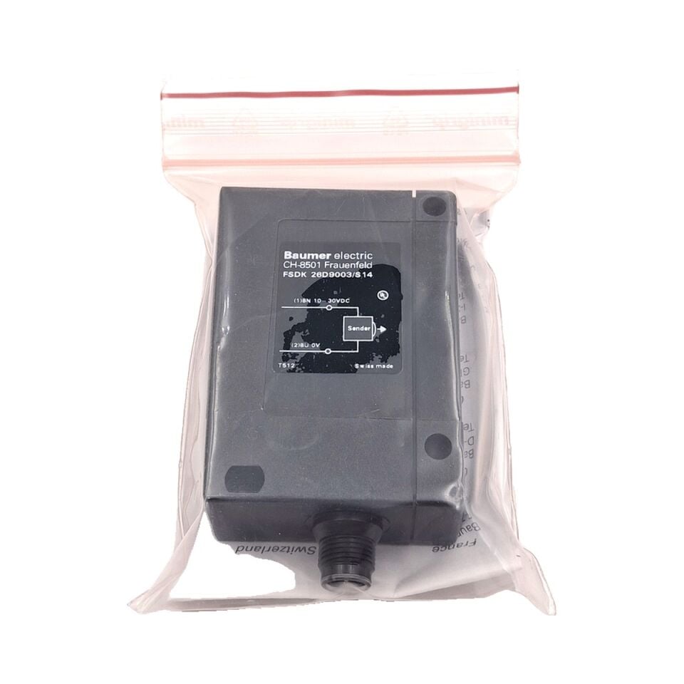 BAUMER FSDK 26D9003 S14 Karşılıklı Tip Optik Sensör Verici