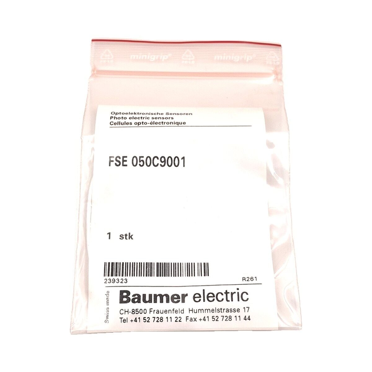 BAUMER FSE 050C9001 Fiber Optik Kablo (Işık İletkeni)