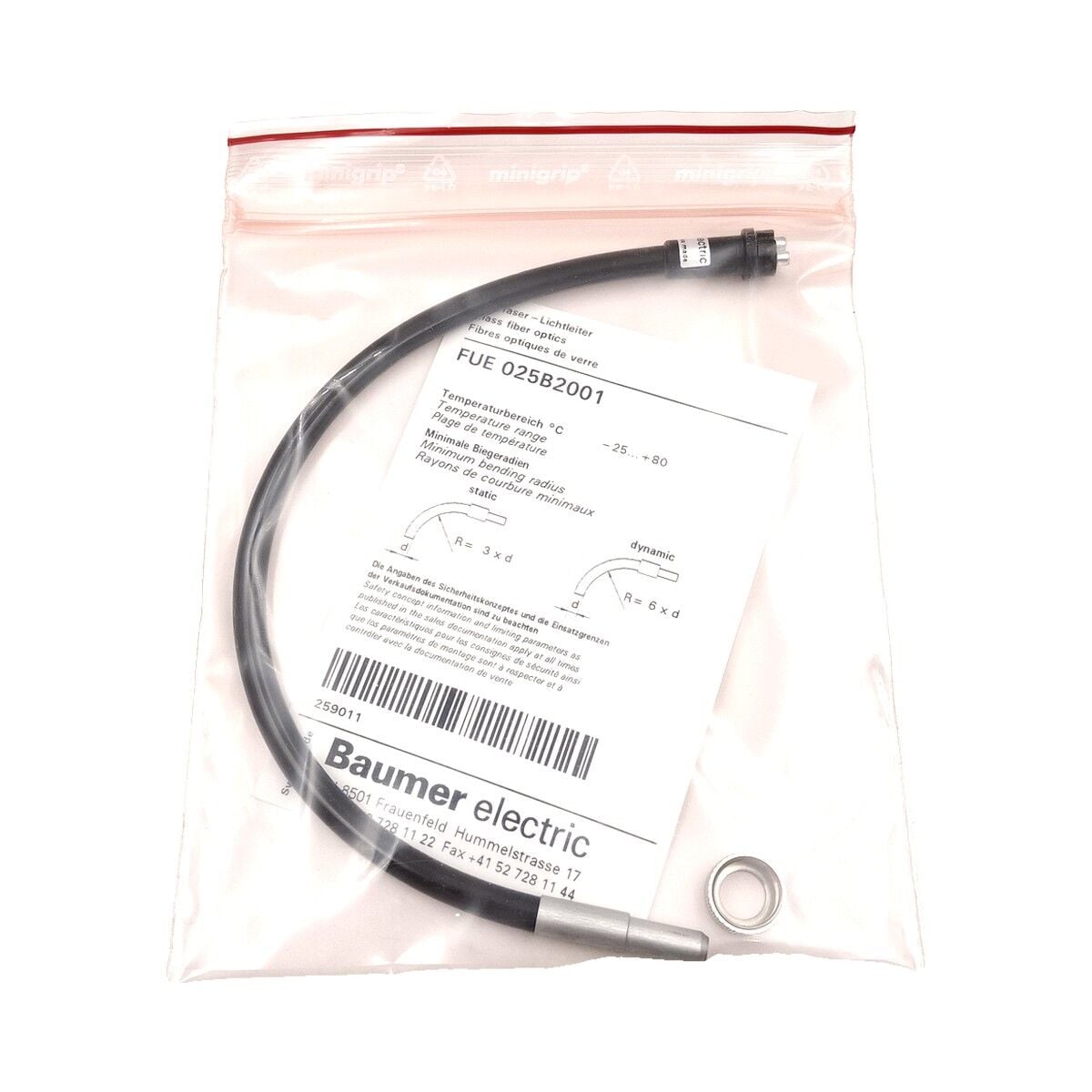 BAUMER FUE 025B2001 Fiber Optik Kablo (Işık İletkeni)
