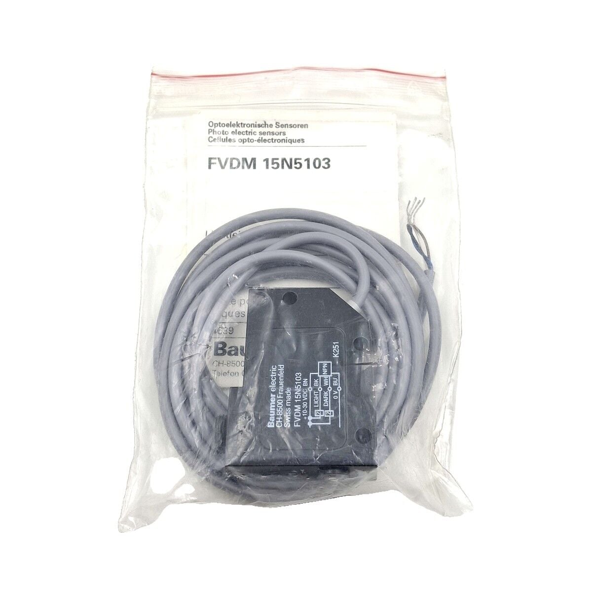 BAUMER FVDM 15N5103 Optik Sensör NPN