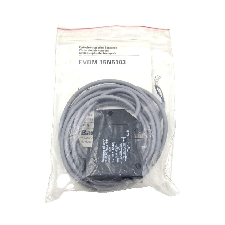 BAUMER FVDM 15N5103 Optik Sensör NPN