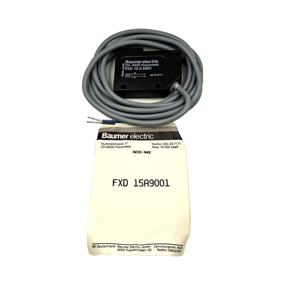 BAUMER FXD 15A9001 Optik Sensör