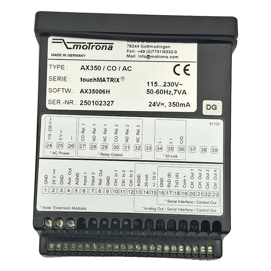 MOTRONA AX350/CO/AC Dijital Gösterge / Sayıcı 4 Çıkışlı