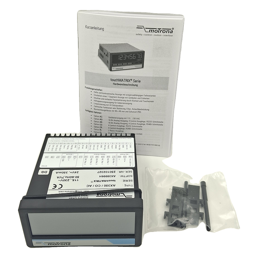 MOTRONA AX350/CO/AC Dijital Gösterge / Sayıcı 4 Çıkışlı