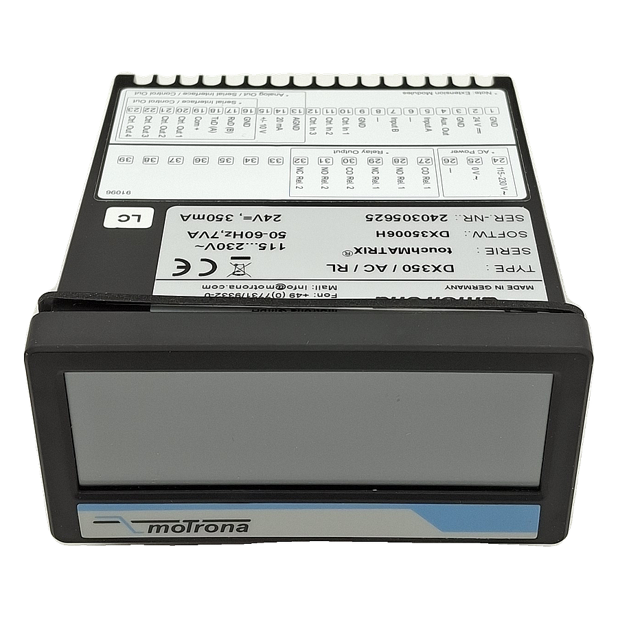 MOTRONA DX350/AC/RL Dijital Gösterge / Sayıcı 96x48 mm