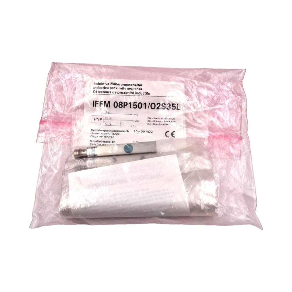 BAUMER IFFM 08P1501 02S35L Kare Tip Endüktif Sensör PNP