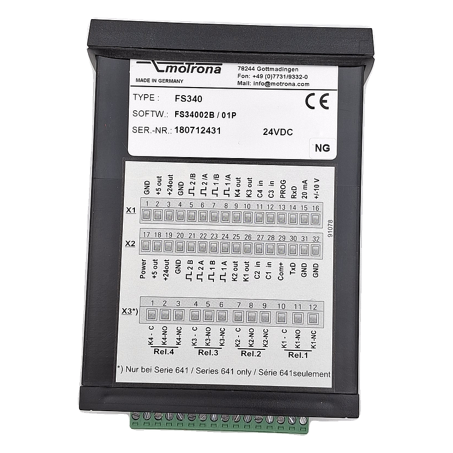 MOTRONA FS340 Uçan Makas Kontrolörü
