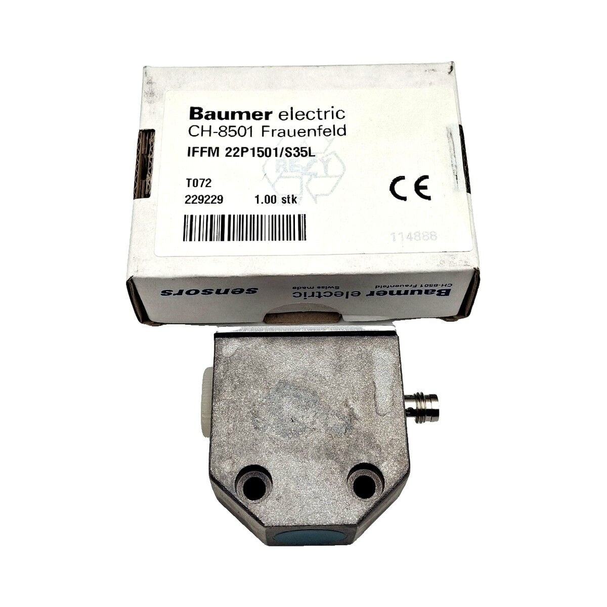BAUMER IFFM 22P1501 S35L Kare Tip Endüktif Sensör PNP