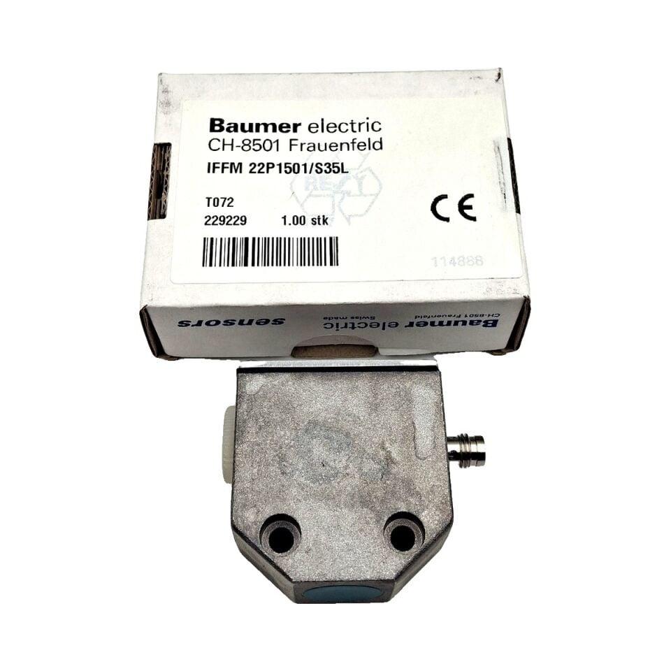 BAUMER IFFM 22P1501 S35L Kare Tip Endüktif Sensör PNP